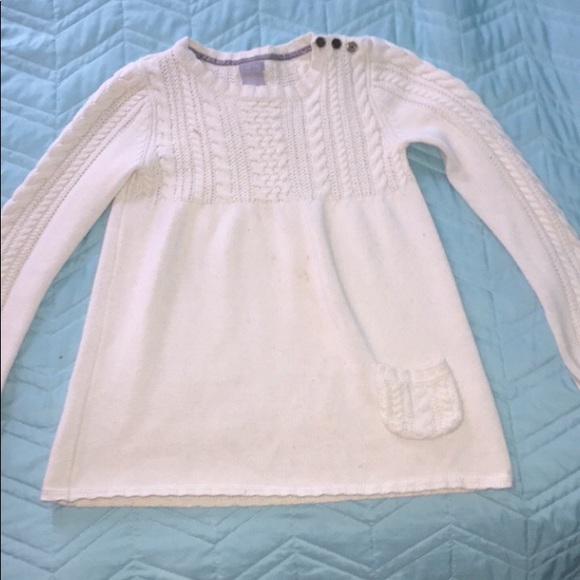 Girls cream sweater - Picture 1 of 2